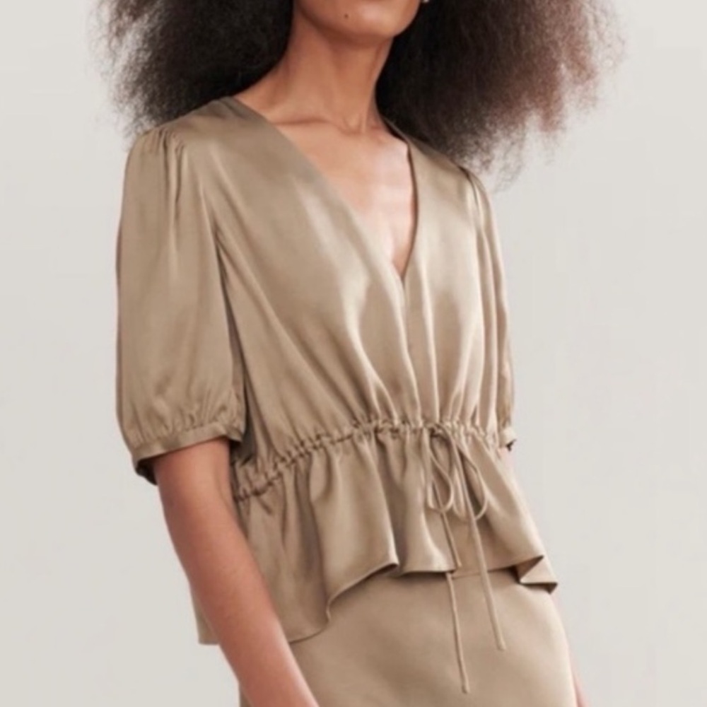 Jenni Kayne Sawyer Blouse Umber